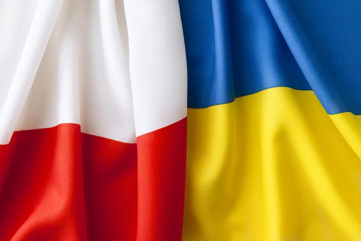 flaga polski i ukrainy