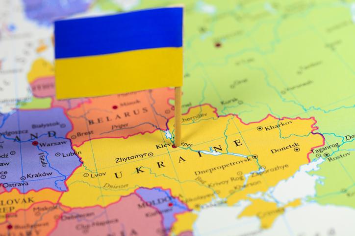 ukraina na mapie